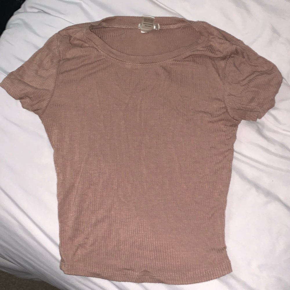 Tan crop top